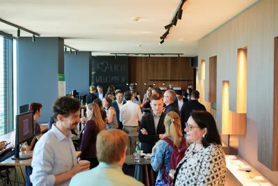 Networking beim KI & ESG Event 2026